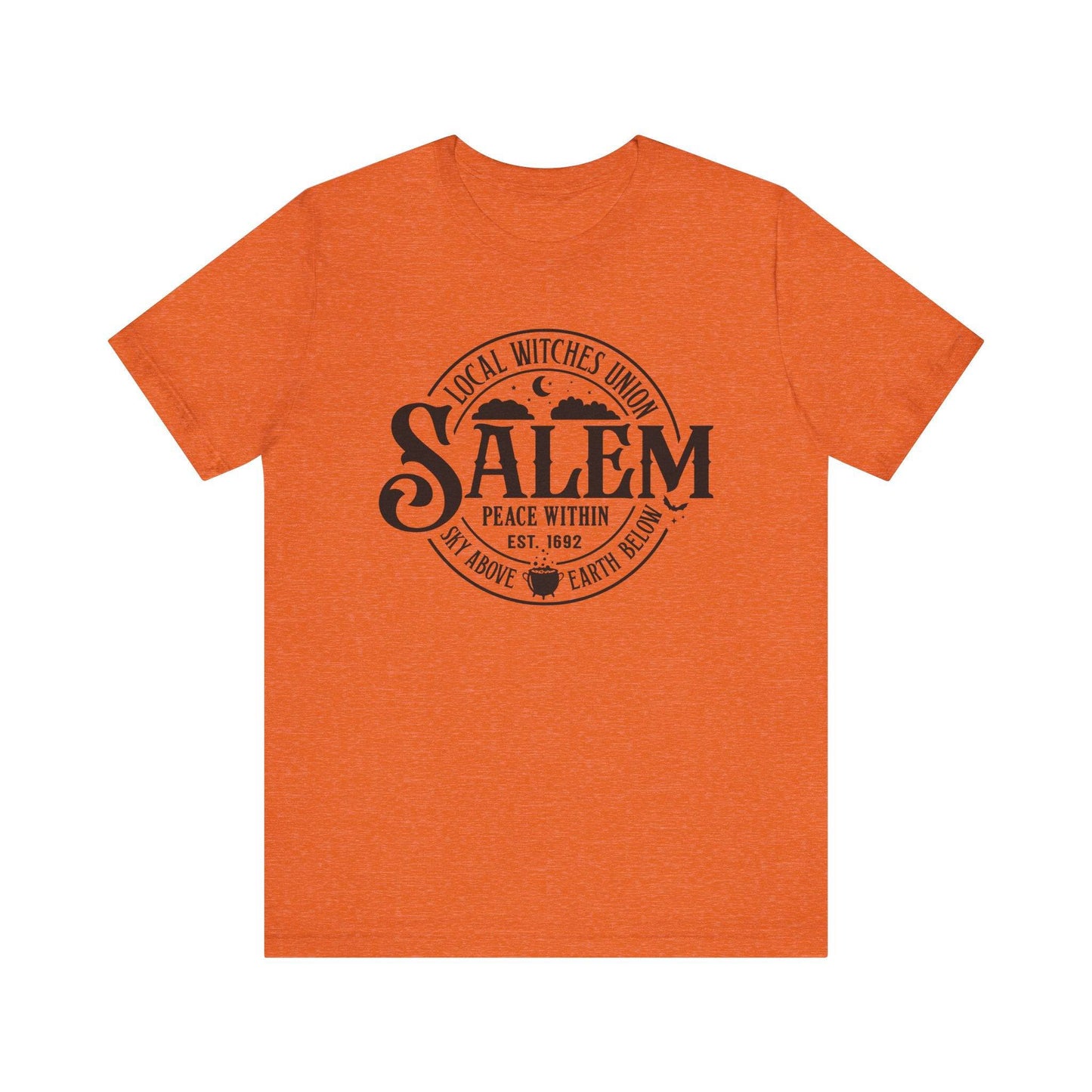 Salem Local Witches Union Humorous Halloween Graphic T-Shirt - Goateez Style