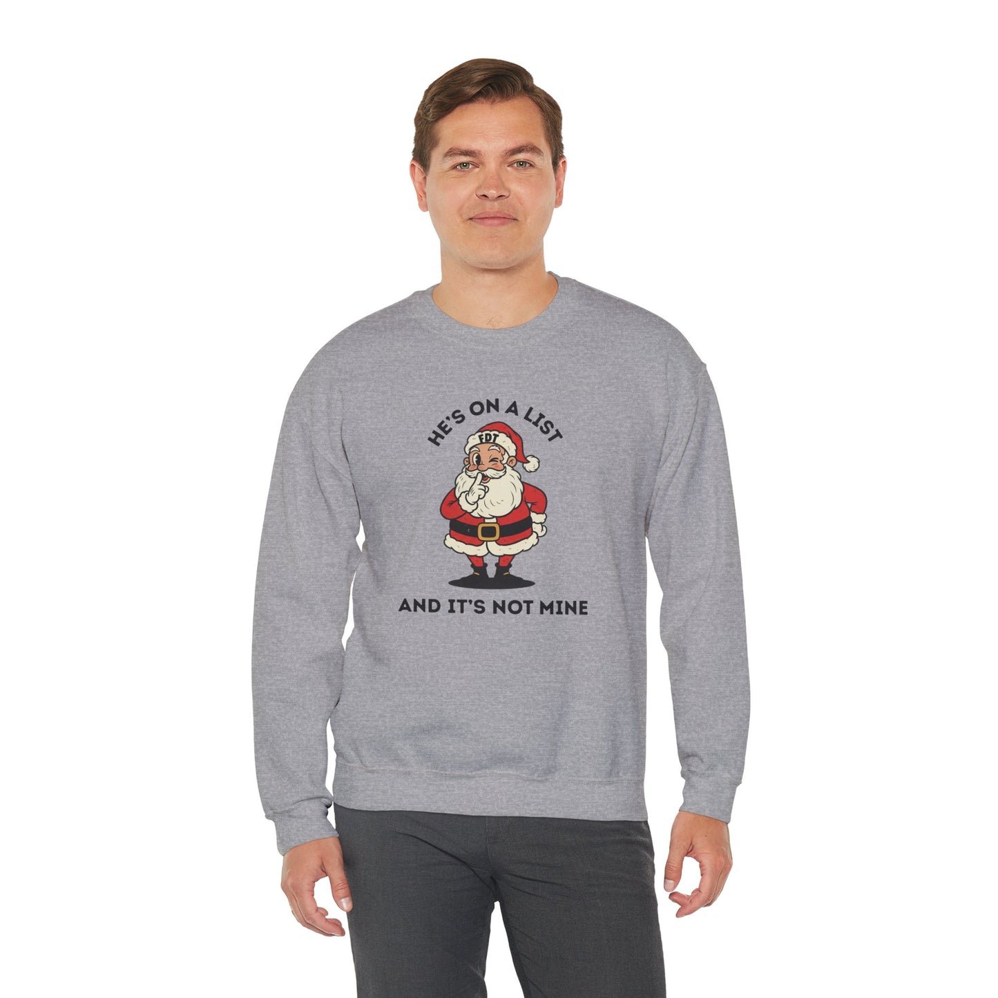 FDT Santa Sweatshirt Anti Trump Political Christmas Humor