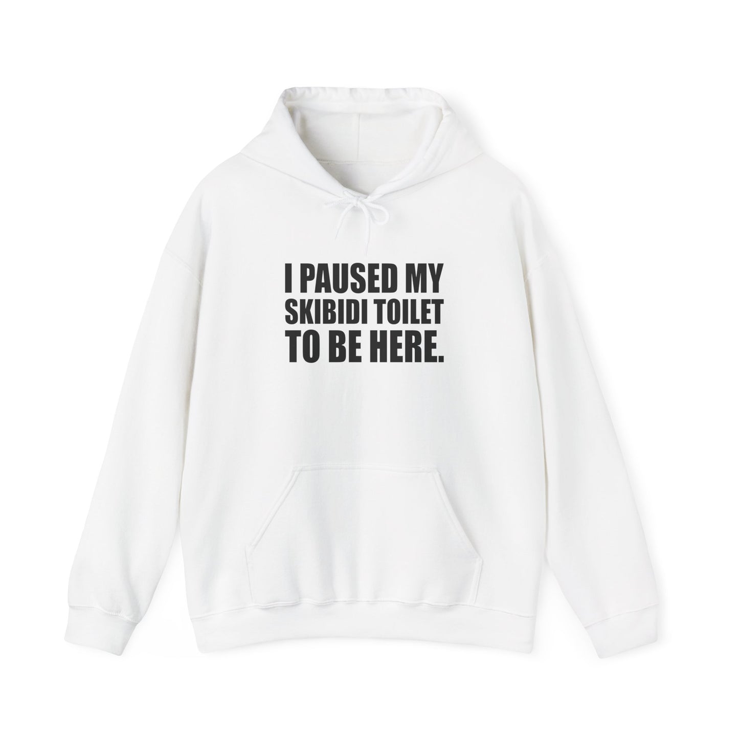 I Paused My Skibidi Toilet Hoodie - Funny Meme Hoodie