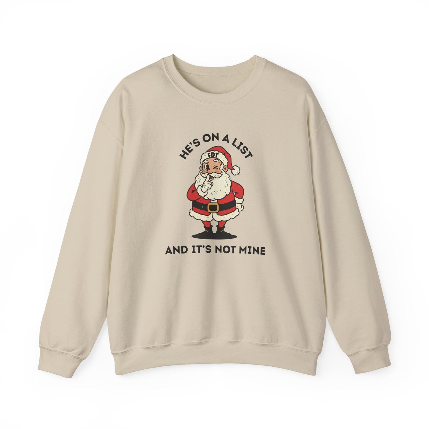 FDT Santa Sweatshirt Anti Trump Political Christmas Humor