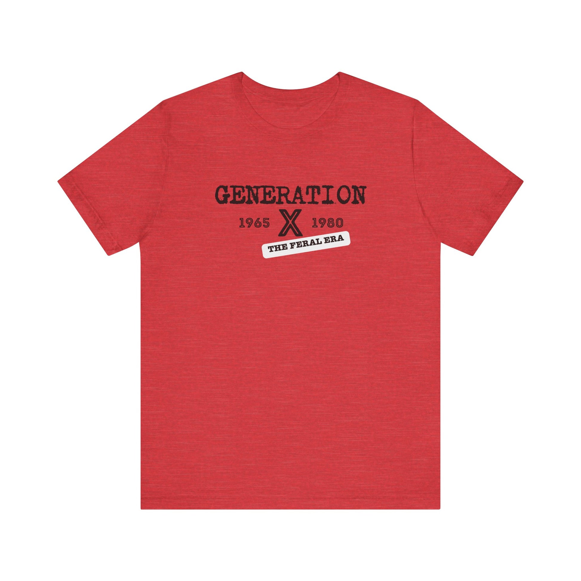 Generation X 1965-1980 The Feral Era T-Shirt - Nostalgic Retro Design - Goateez Style