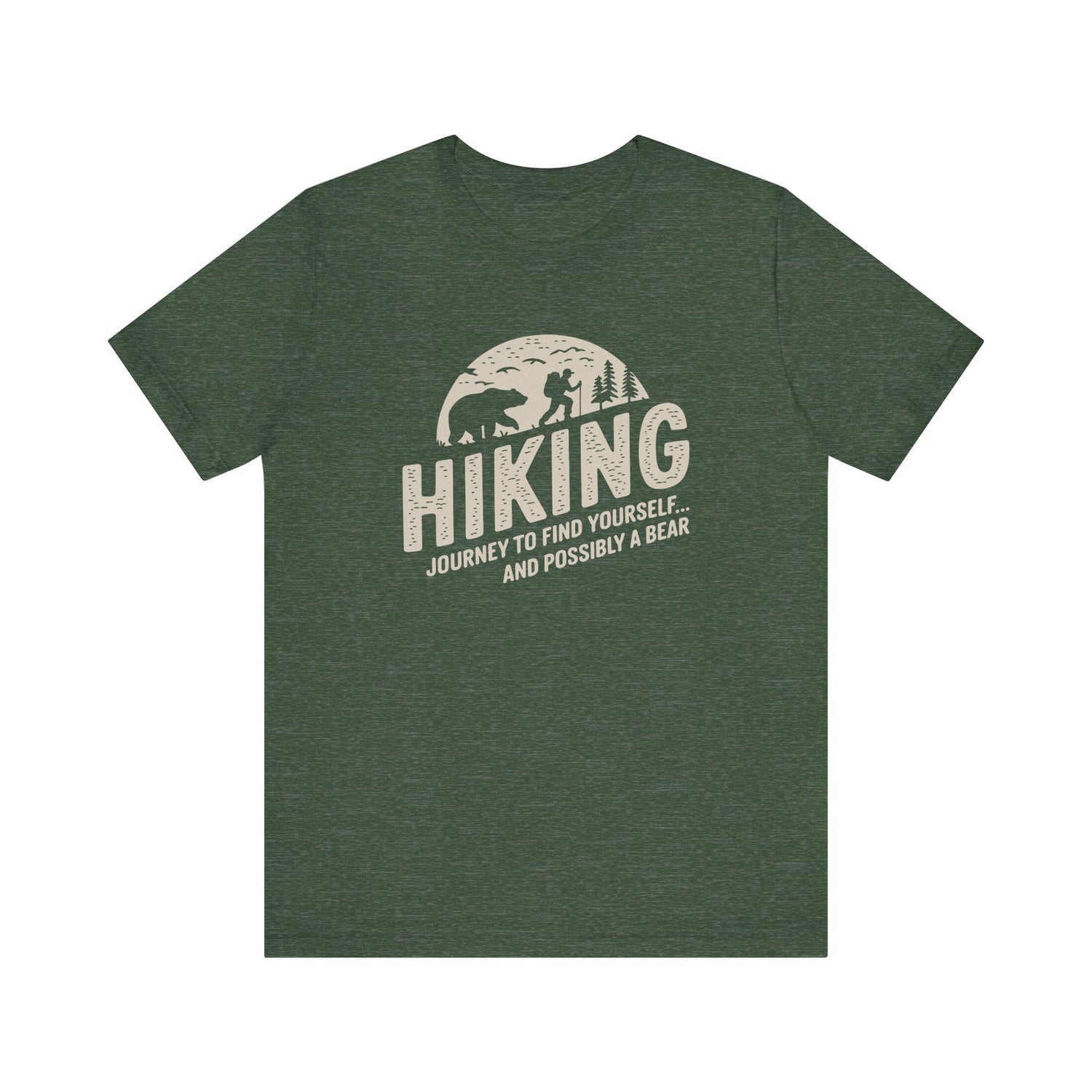 Funny Hiking Shirt - Find Yourself and a Bear Tee - Goateez Style