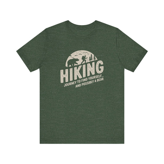 Funny Hiking Shirt - Find Yourself and a Bear Tee - Goateez Style