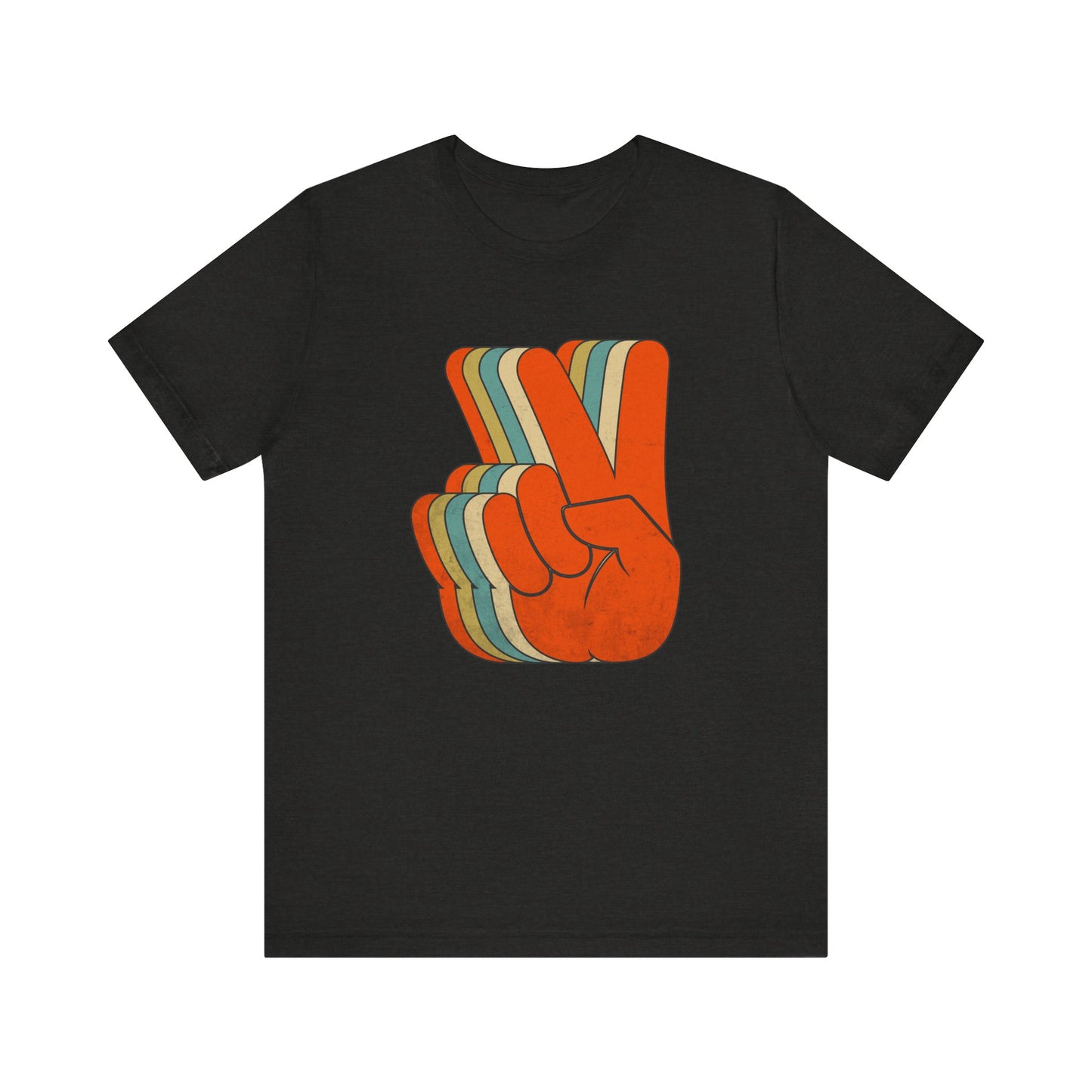 Retro Peace Sign T-Shirt - Vintage 60's & 70's Hippie Vibes