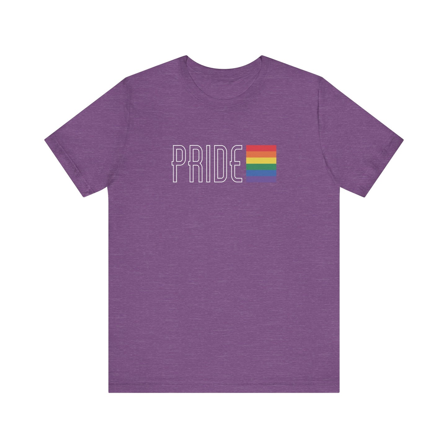 Minimalist PRIDE Rainbow Flag LGBTQ T-Shirt