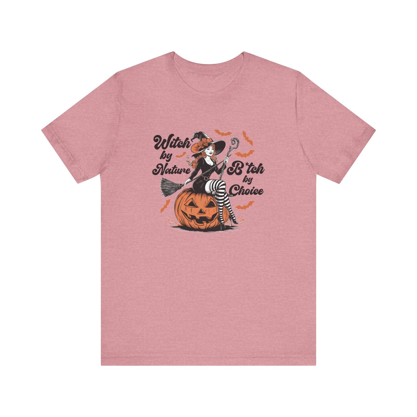 Witch by Nature Shirt, Funny Halloween Witch Pin-Up Tee