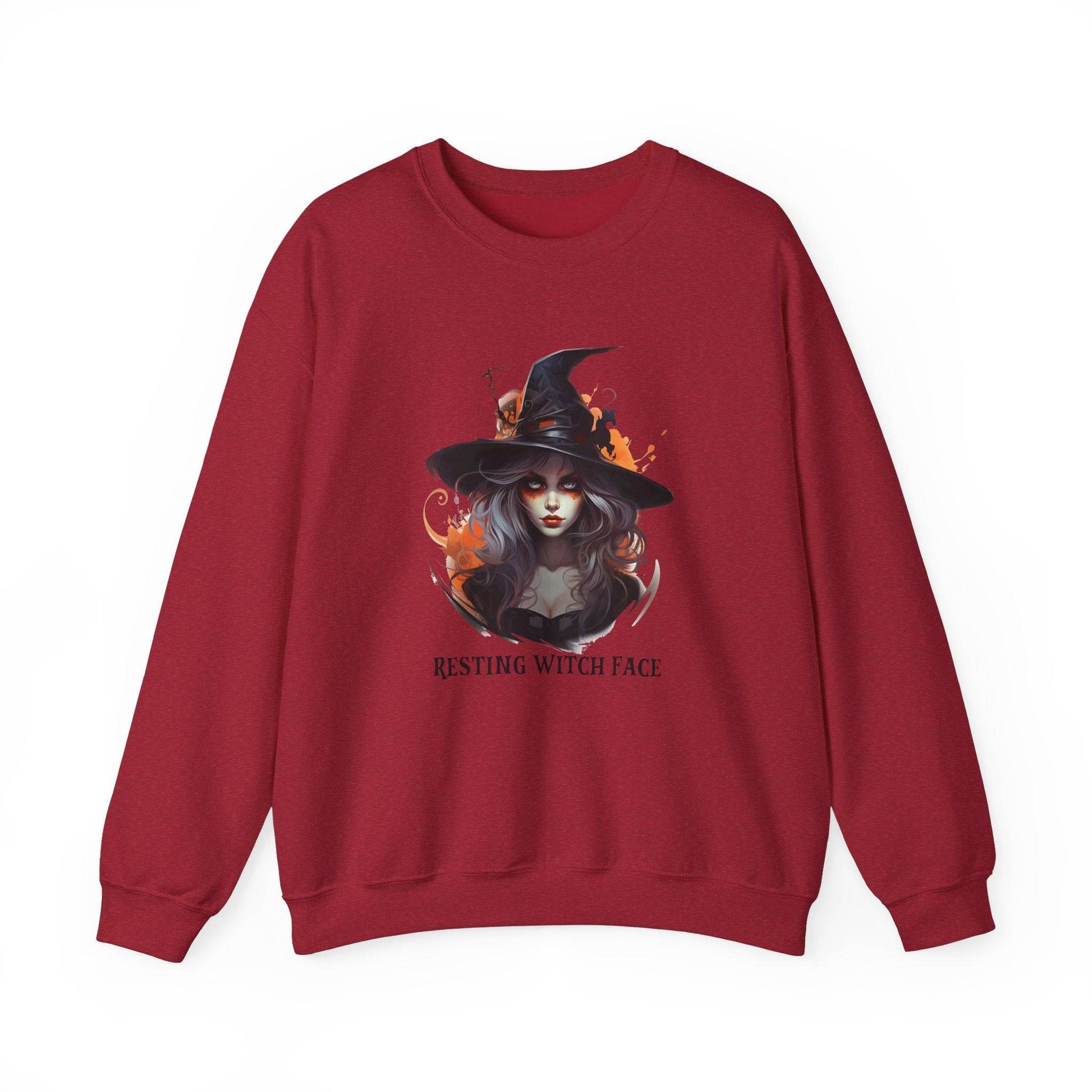 Resting Witch Face Sweatshirt - Fun Halloween Design - Goateez Style
