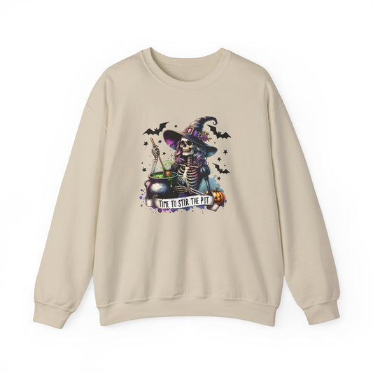 Time to Stir the Pot Halloween Sweatshirt - Goateez Style