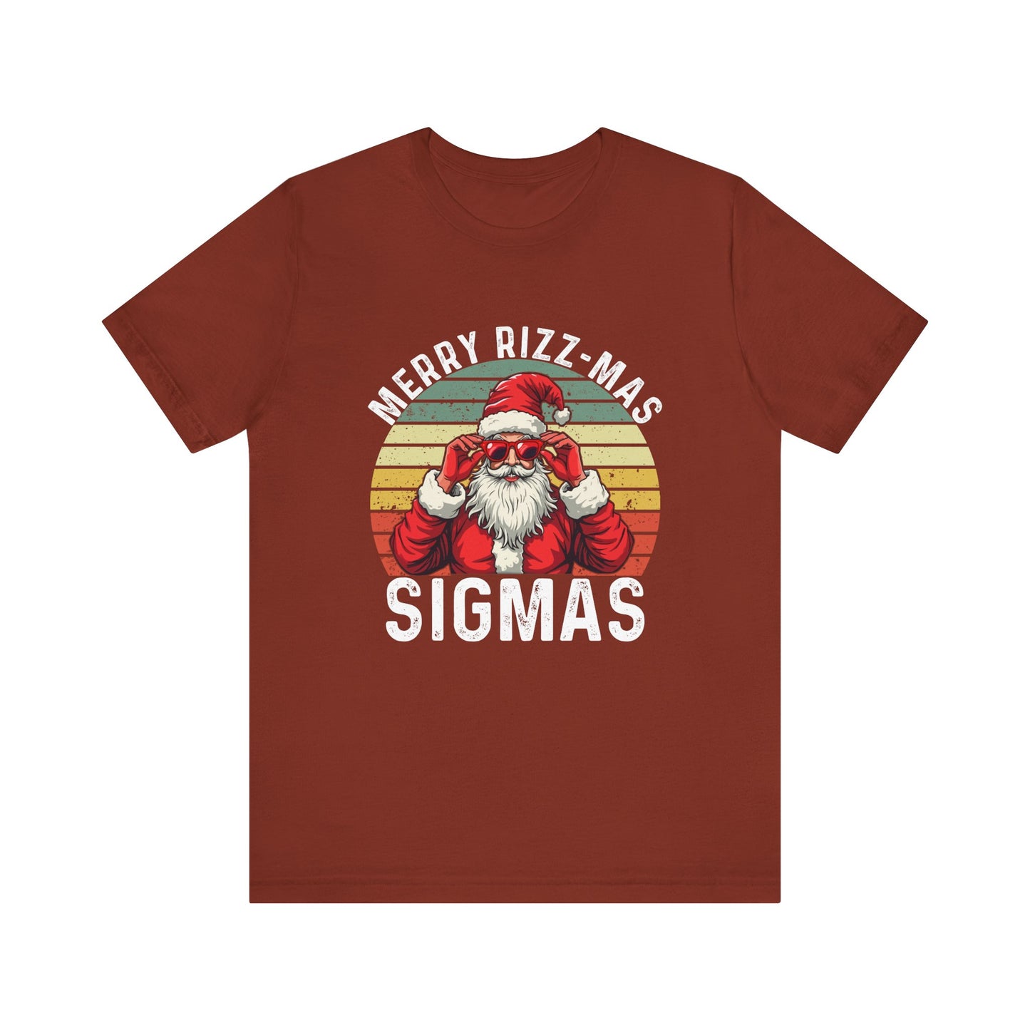 Merry-Rizzmas Sigmas Santa T-Shirt - Christmas Fun! - Goateez Style