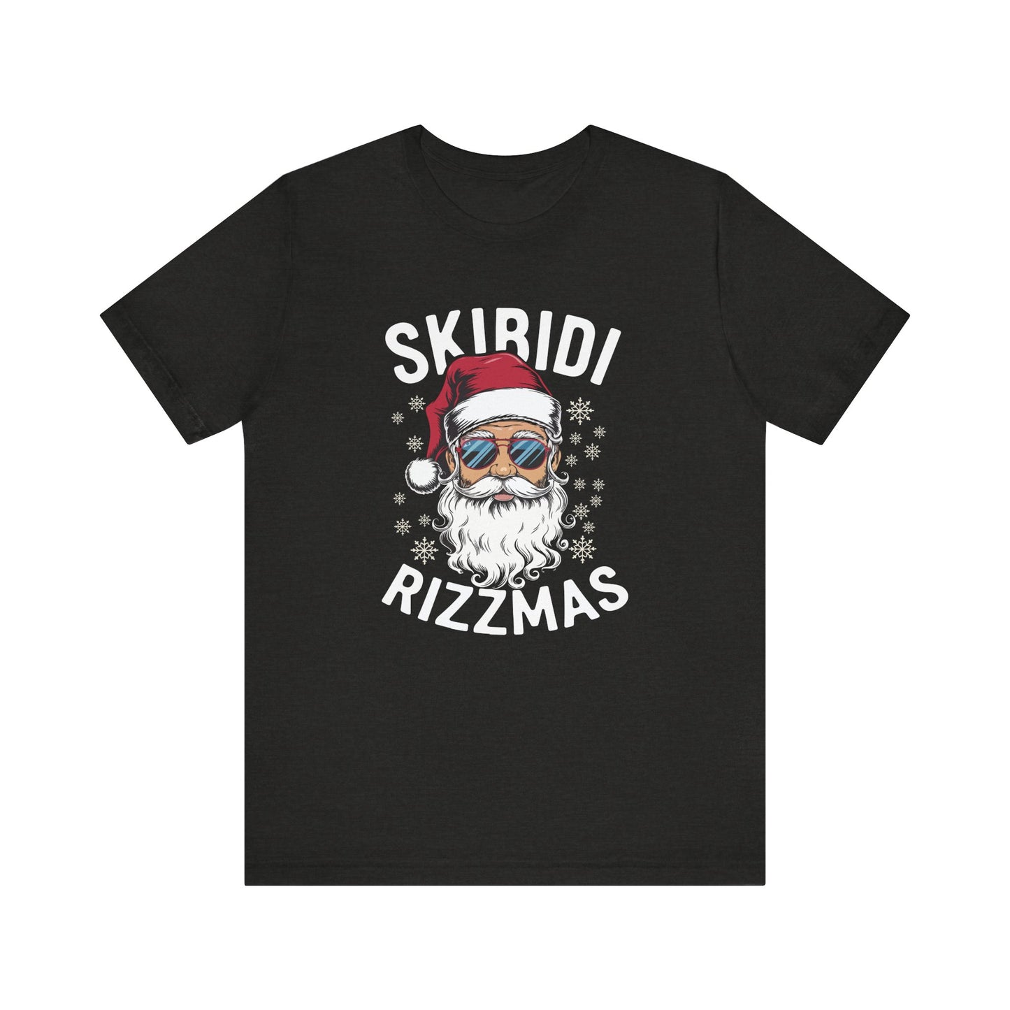Skibidi Rizzmas T-Shirt - Funny Cool Santa Christmas Design - Goateez Style