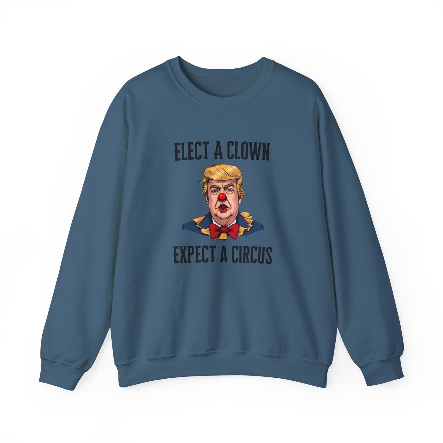 Elect a Clown, Expect a Circus - Funny Political Sweatshirt