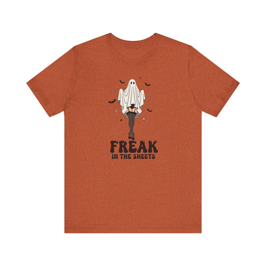 Freak in the Sheets Shirt - Funny Sexy Ghost Halloween Tee