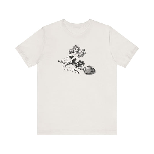 Witch Silhouette Halloween T-Shirt - Goateez Style