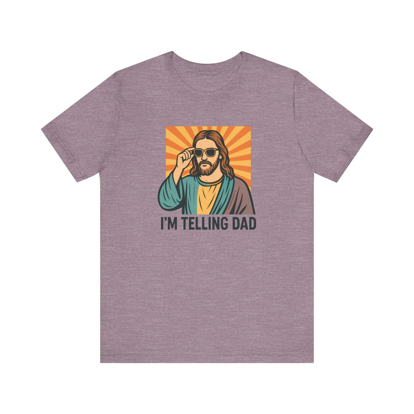 I'm Telling Dad Shirt - Funny Jesus Cool Shades Christian Tee - Goateez Style
