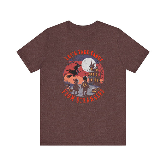 Let's Take Candy from Strangers Shirt - Funny Halloween T-Shirt - Goateez Style