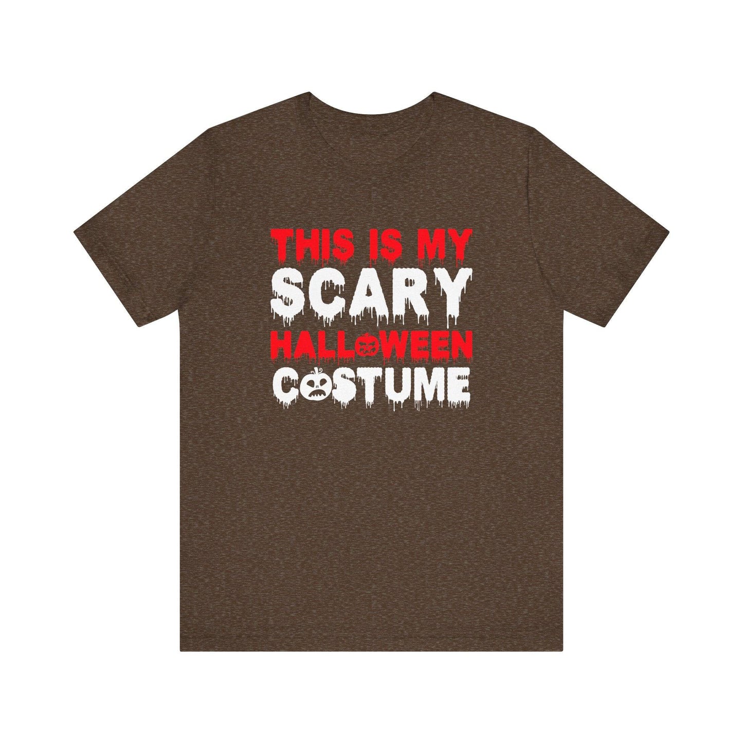 This Is My Scary Halloween Costume T-Shirt - Funny Last-Minute Costume Design - Goateez Style