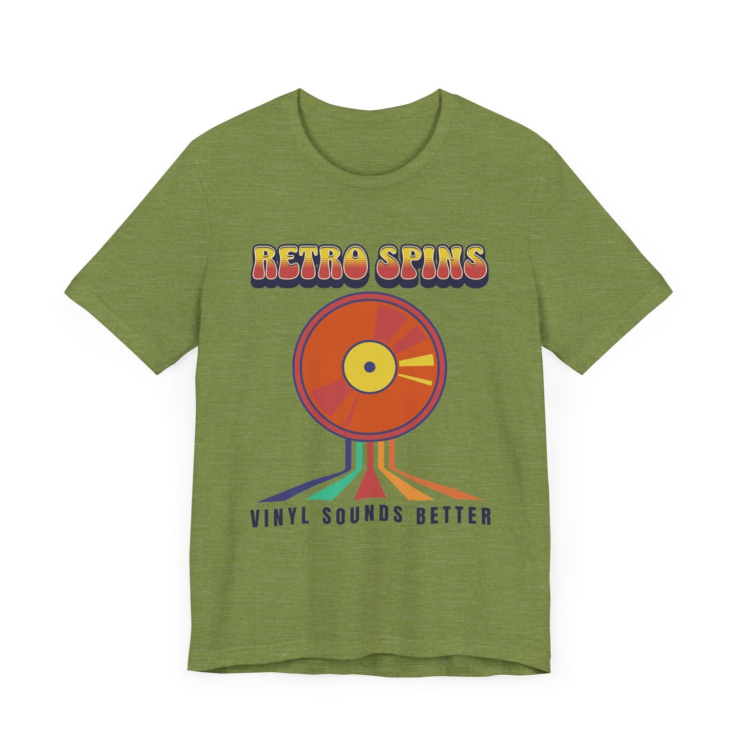 Retro Spins Vinyl T-Shirt - Vintage Music Lover Graphic Tee