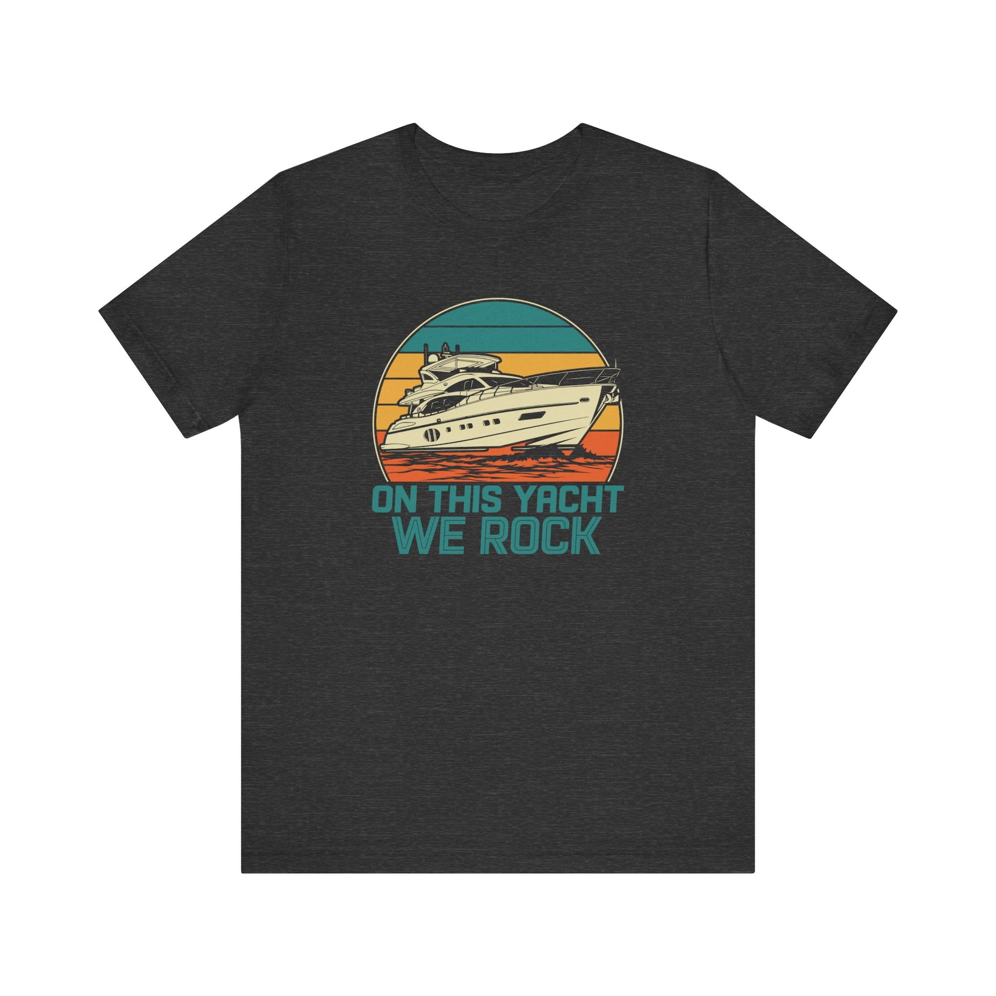 On This Yacht We Rock Shirt, Funny Yacht Rock Tee - Goateez Style