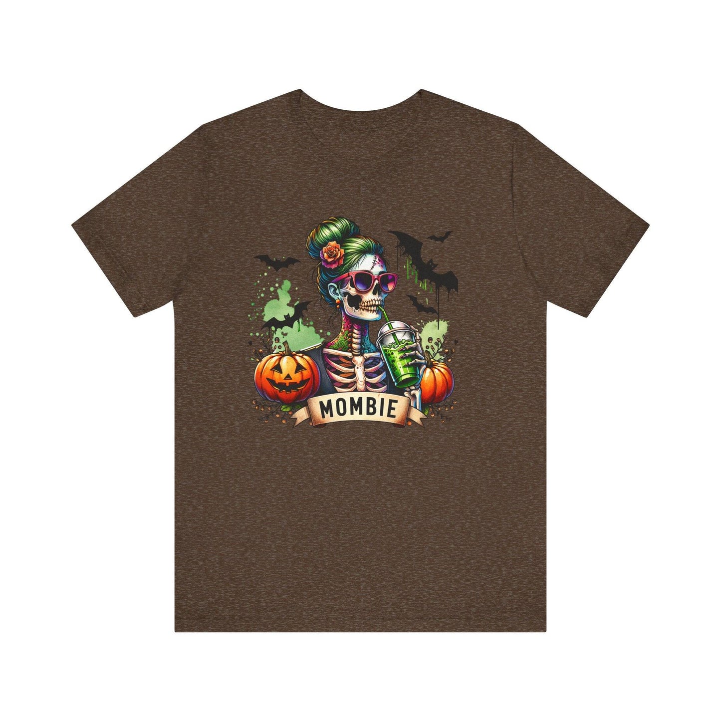 Mombie Halloween T-Shirt - Funny Skeleton Mom Design - Goateez Style