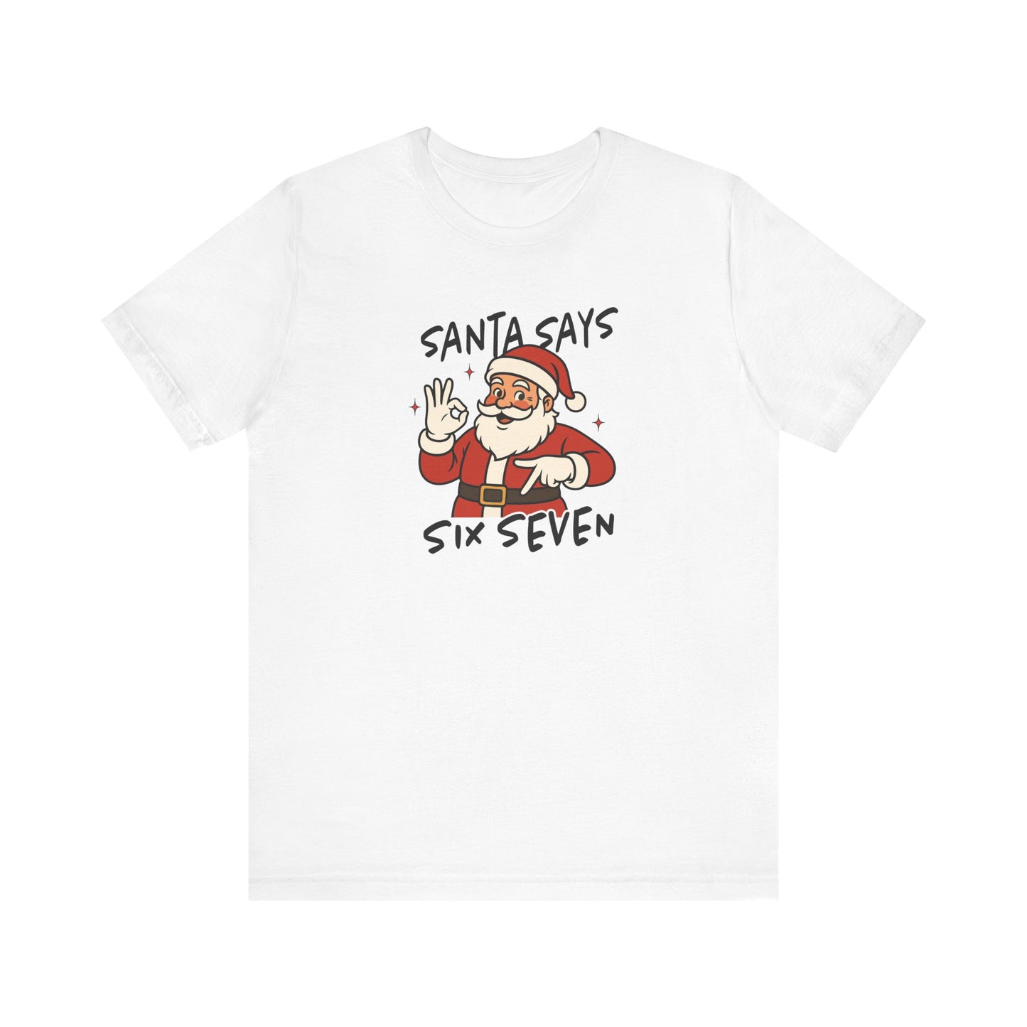 Santa Six Seven Shirt - Funny Meme Christmas Tee