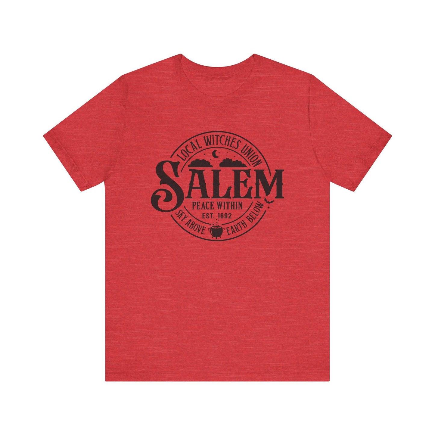 Salem Local Witches Union Humorous Halloween Graphic T-Shirt - Goateez Style