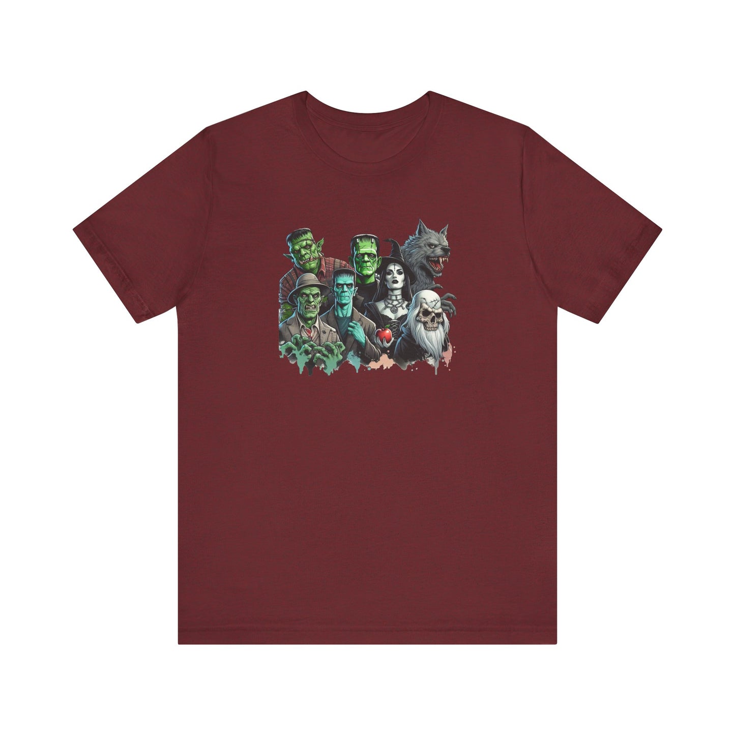 Halloween Monster Mash T-Shirt - Spooky Classic Monsters Design - Goateez Style