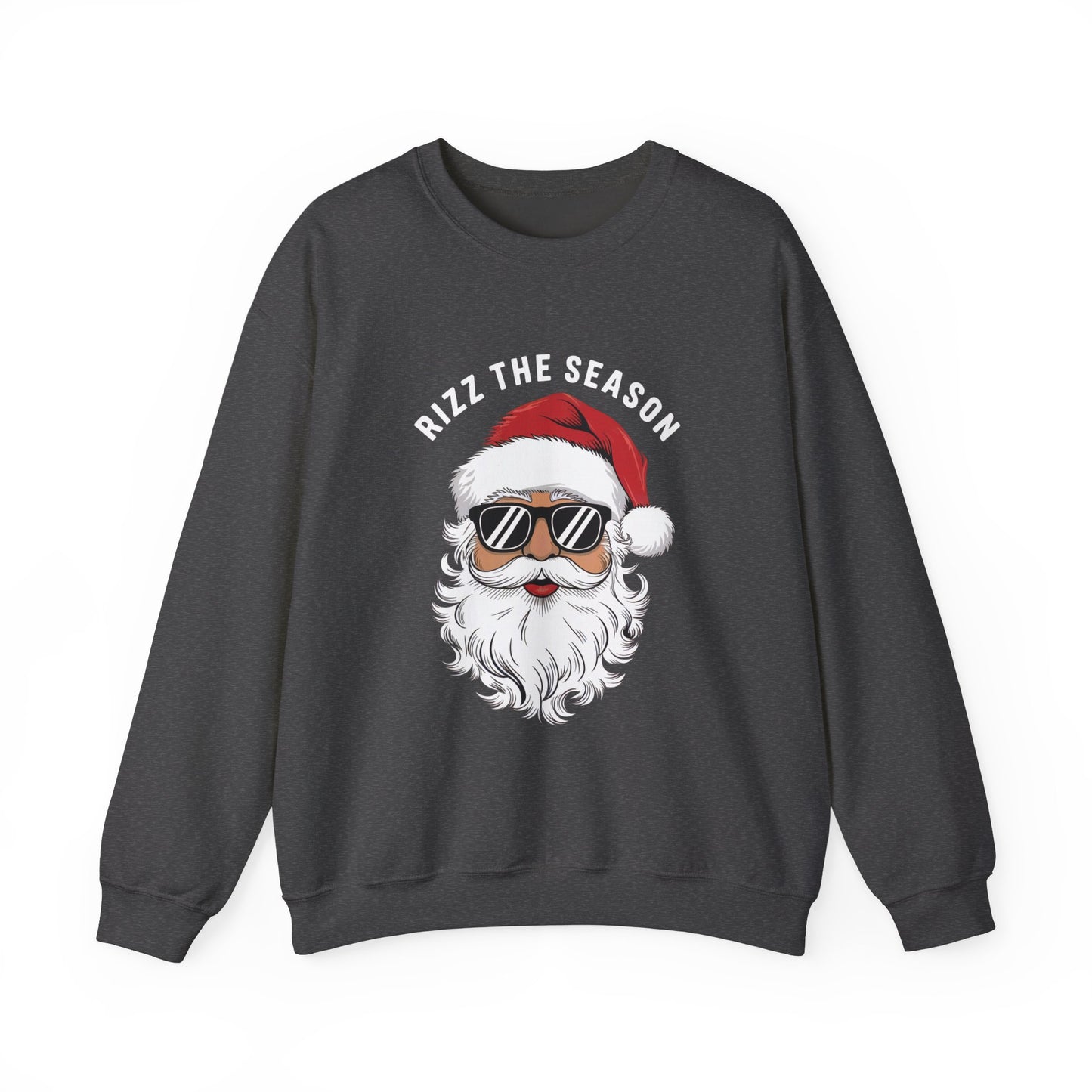 Rizz the Season Sweatshirt - Funny Cool Santa Christmas Design - Goateez Style