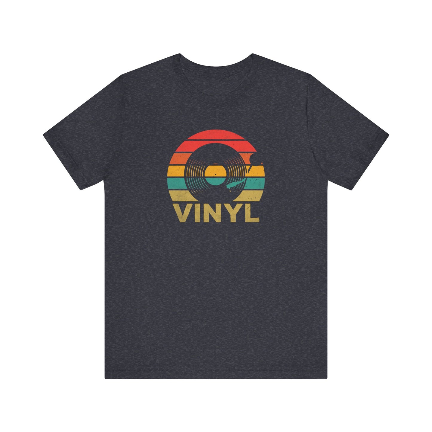 Retro Vinyl Record T-Shirt - Vintage Music Lover Tee