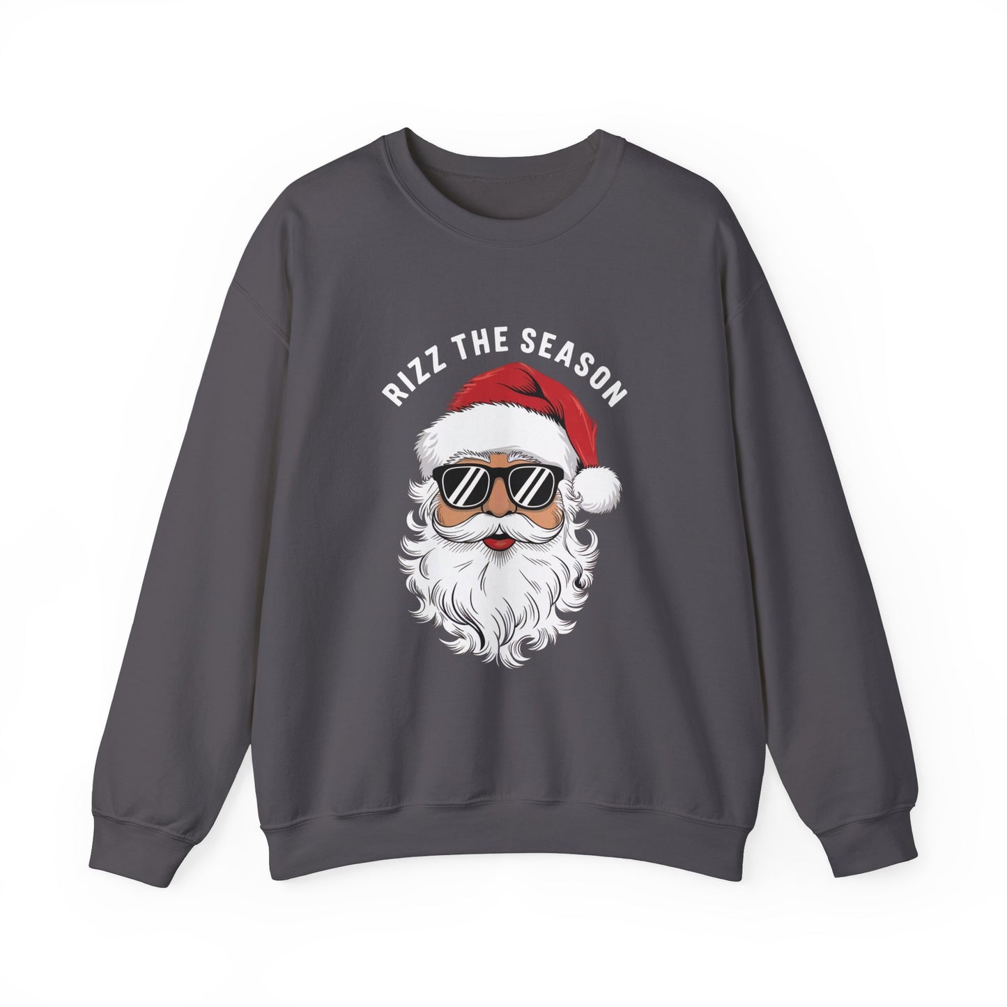 Rizz the Season Sweatshirt - Funny Cool Santa Christmas Design - Goateez Style