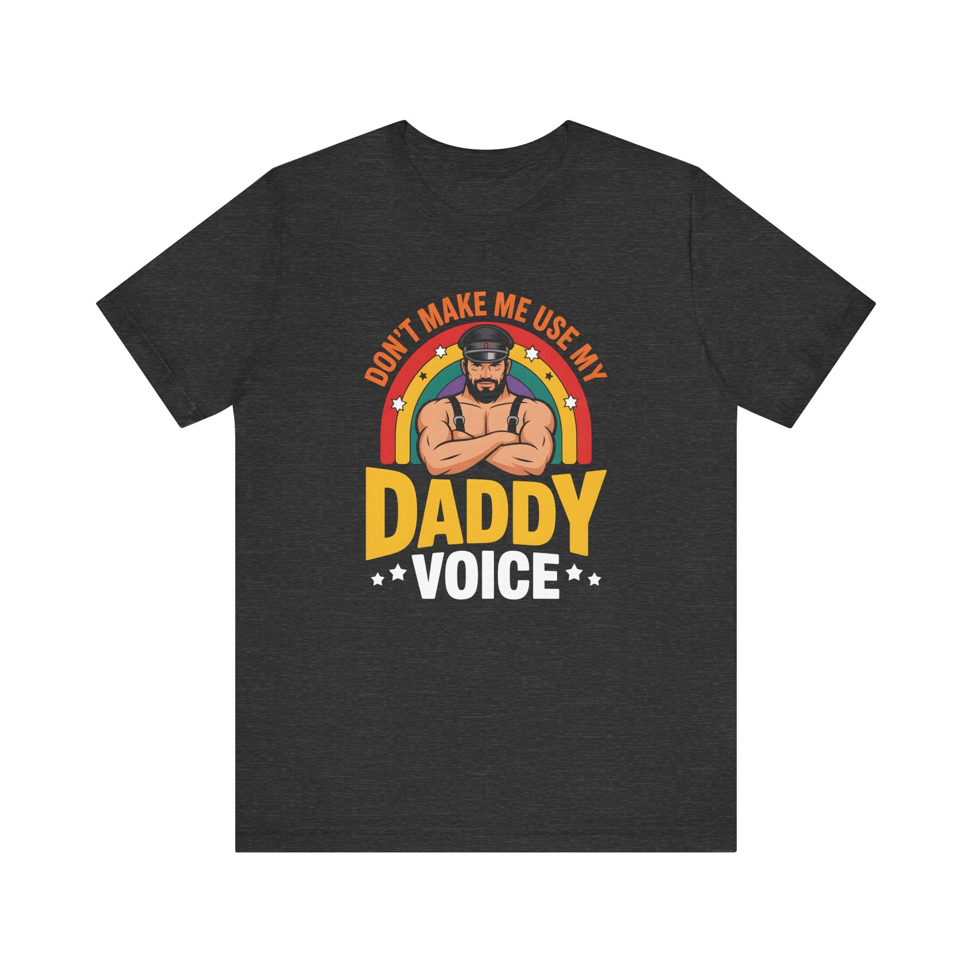 Daddy Voice Shirt - Funny LGBTQ Pride Rainbow Tee - Goateez Style