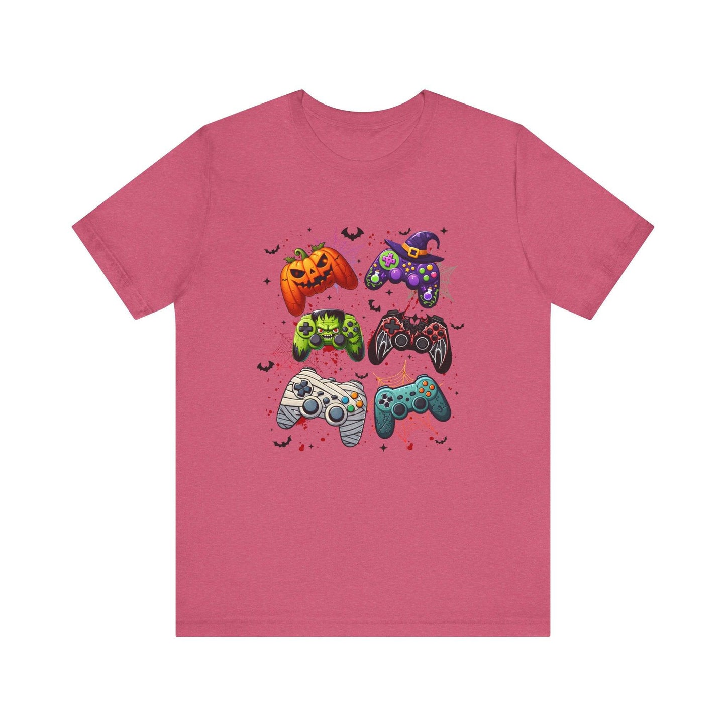 Halloween Gamer T-Shirt - Spooky Gaming Controller Design Tee - Goateez Style