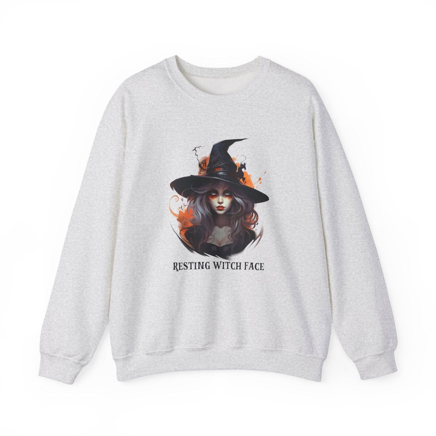 Resting Witch Face Sweatshirt - Fun Halloween Design - Goateez Style
