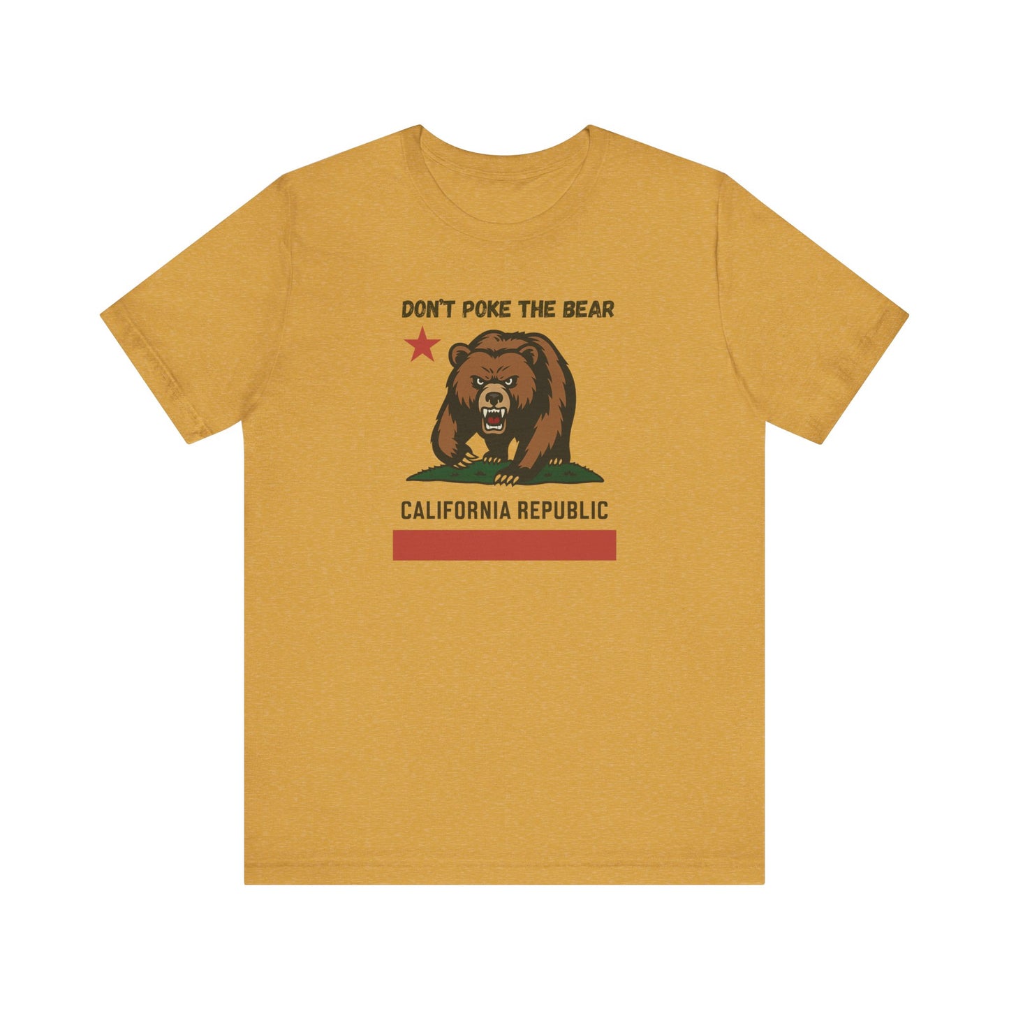 YES on Prop 50 Shirt - Don't Poke the Bear California Activist Tee