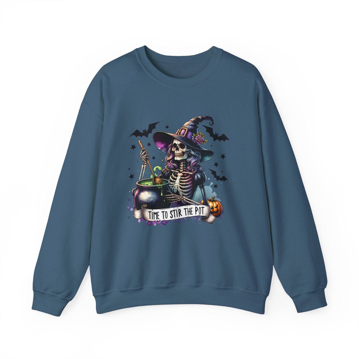 Time to Stir the Pot Halloween Sweatshirt - Goateez Style