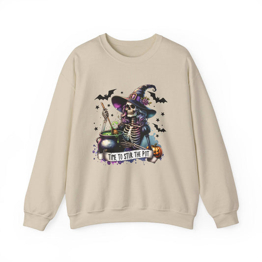 Time to Stir the Pot Halloween Sweatshirt - Goateez Style