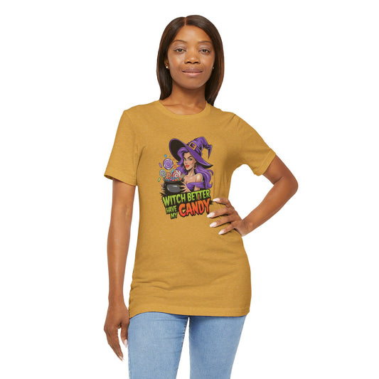 Witch Better Have My Candy T-Shirt - Funny Sexy Halloween Innuendo Tee - Goateez Style