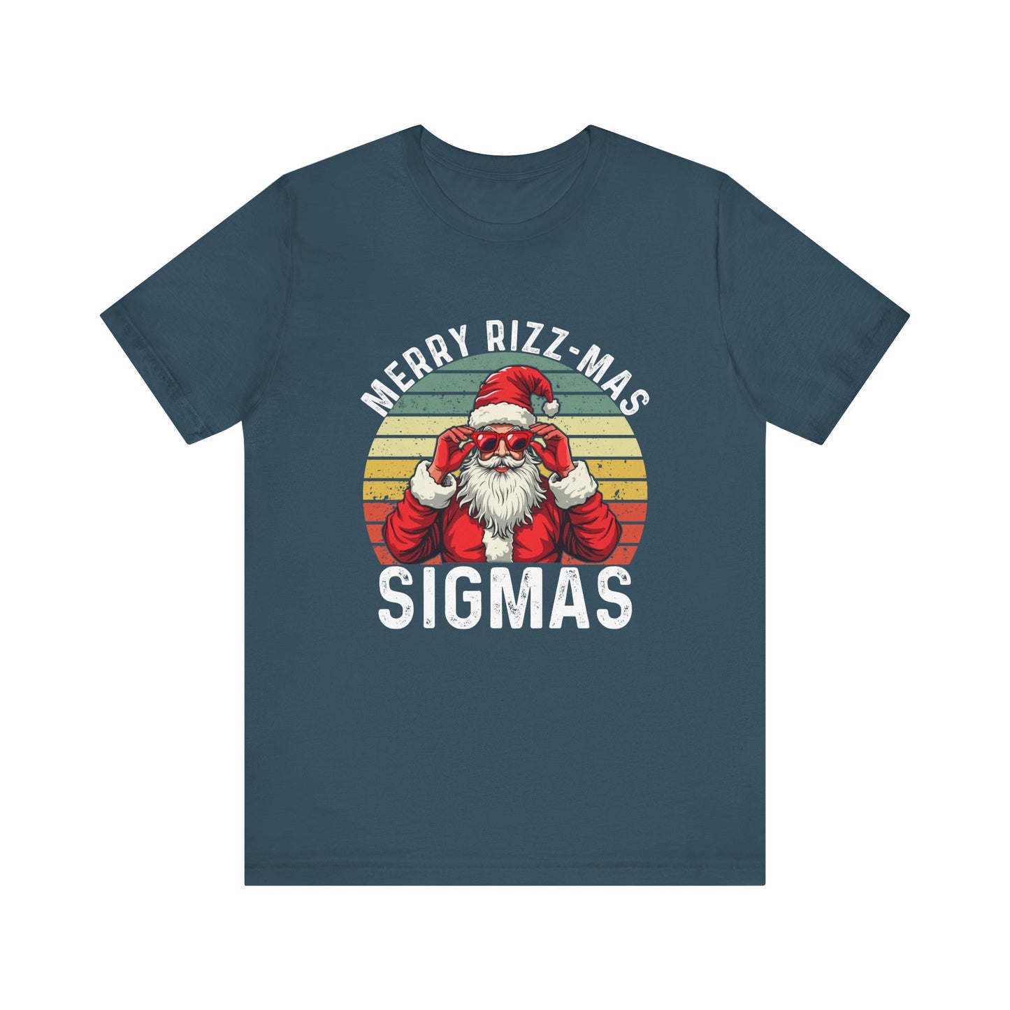 Merry-Rizzmas Sigmas Santa T-Shirt - Christmas Fun! - Goateez Style