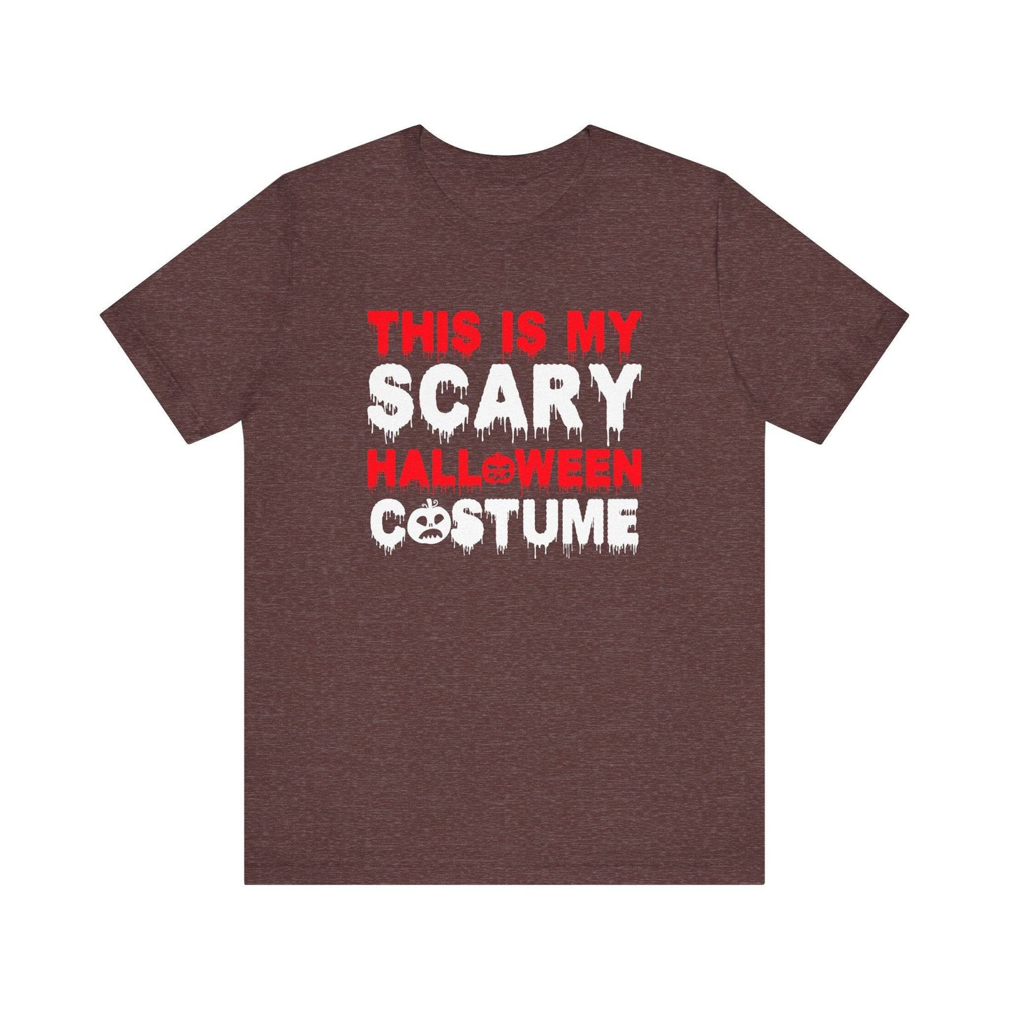 This Is My Scary Halloween Costume T-Shirt - Funny Last-Minute Costume Design - Goateez Style