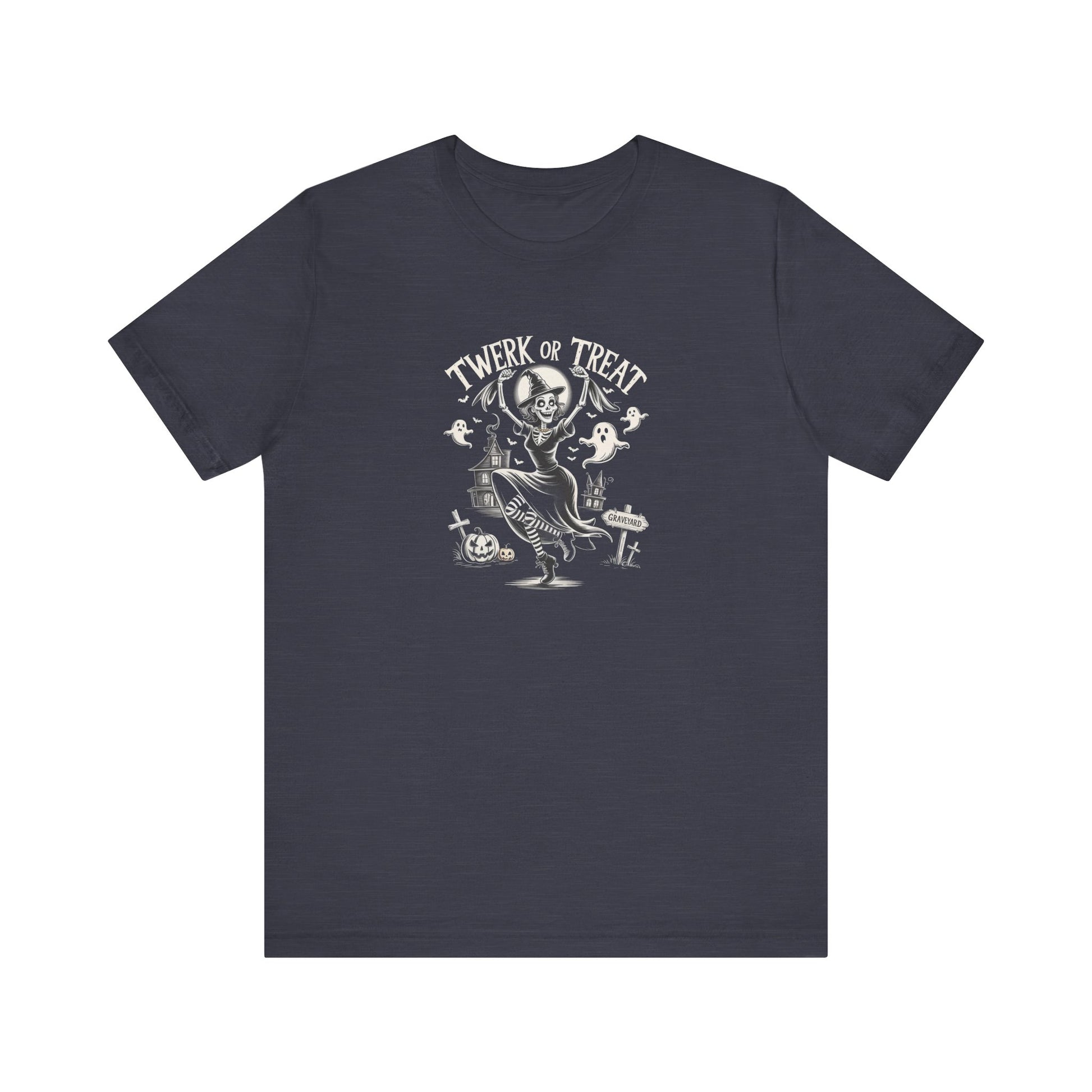 Twerk or Treat Shirt, Funny Halloween Witch Party Tee - Goateez Style