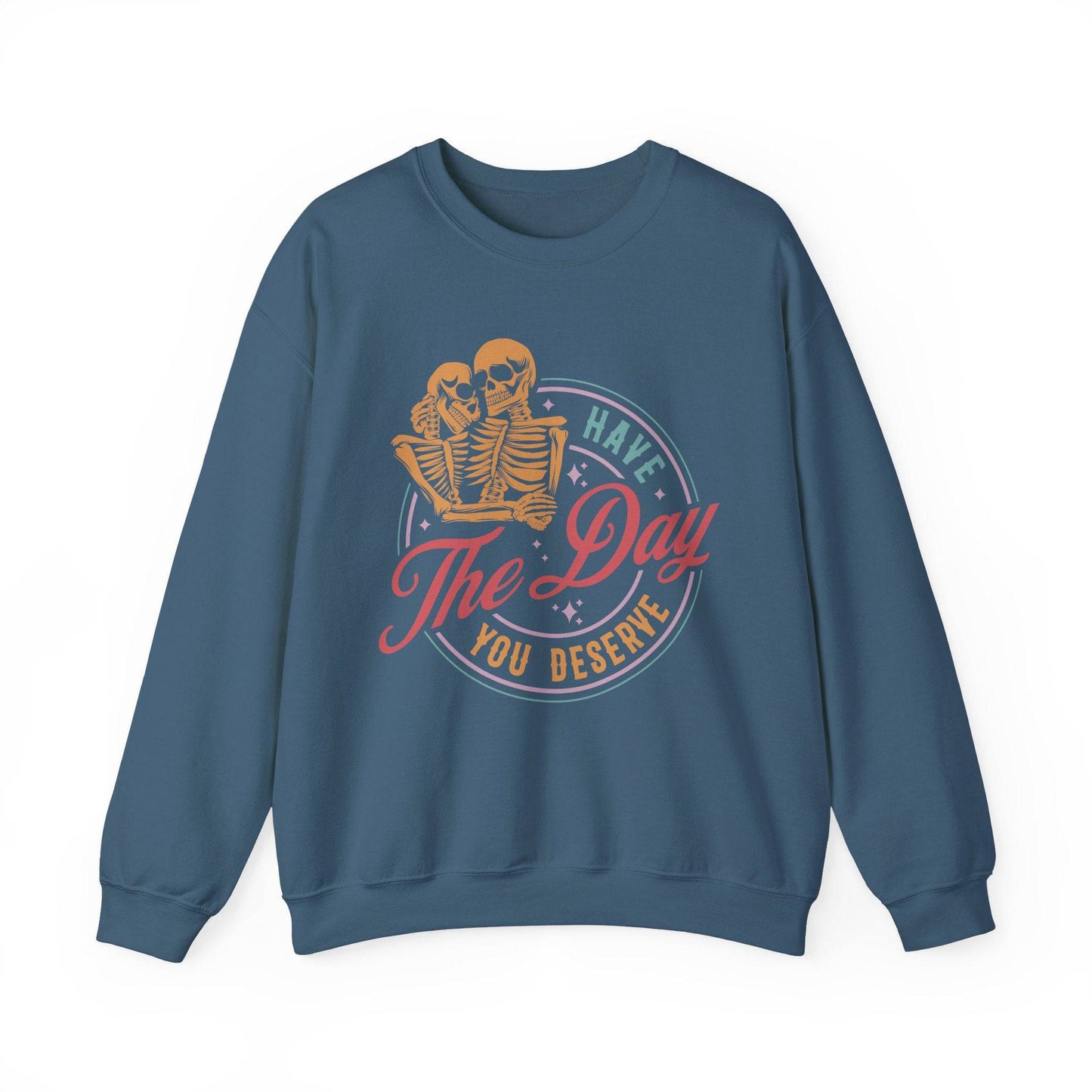 Stay Spooky Sweatshirt - Fun Halloween Smiley Design - Goateez Style
