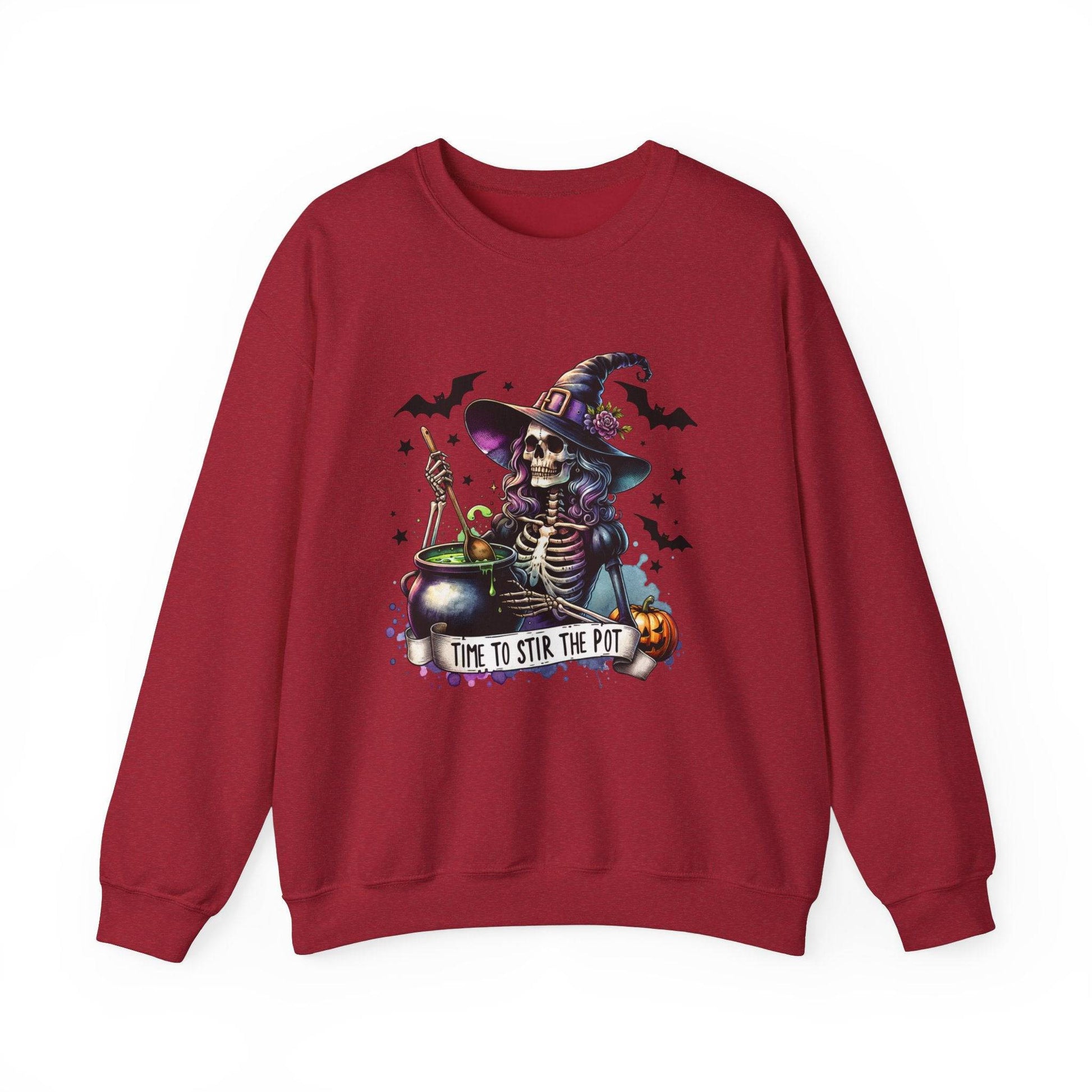 Time to Stir the Pot Halloween Sweatshirt - Goateez Style