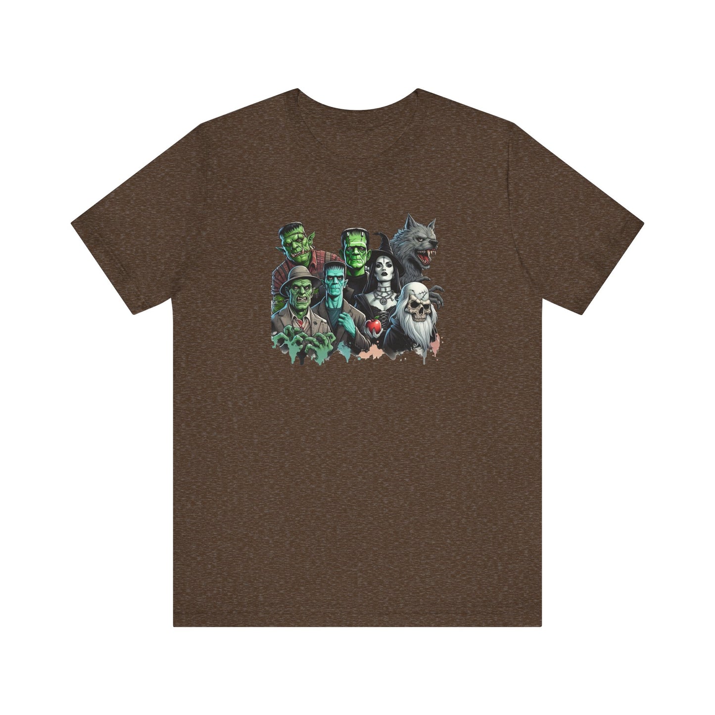 Halloween Monster Mash T-Shirt - Spooky Classic Monsters Design - Goateez Style