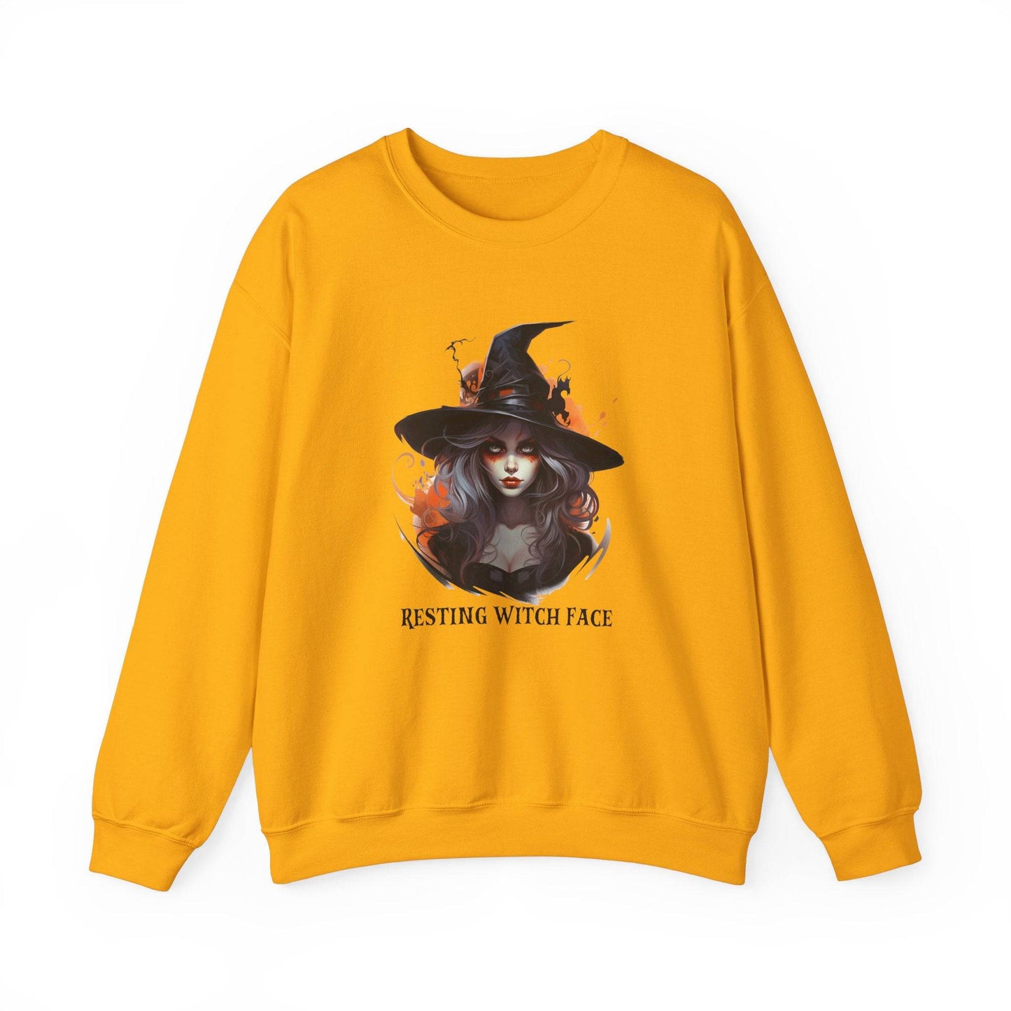Resting Witch Face Sweatshirt - Fun Halloween Design - Goateez Style