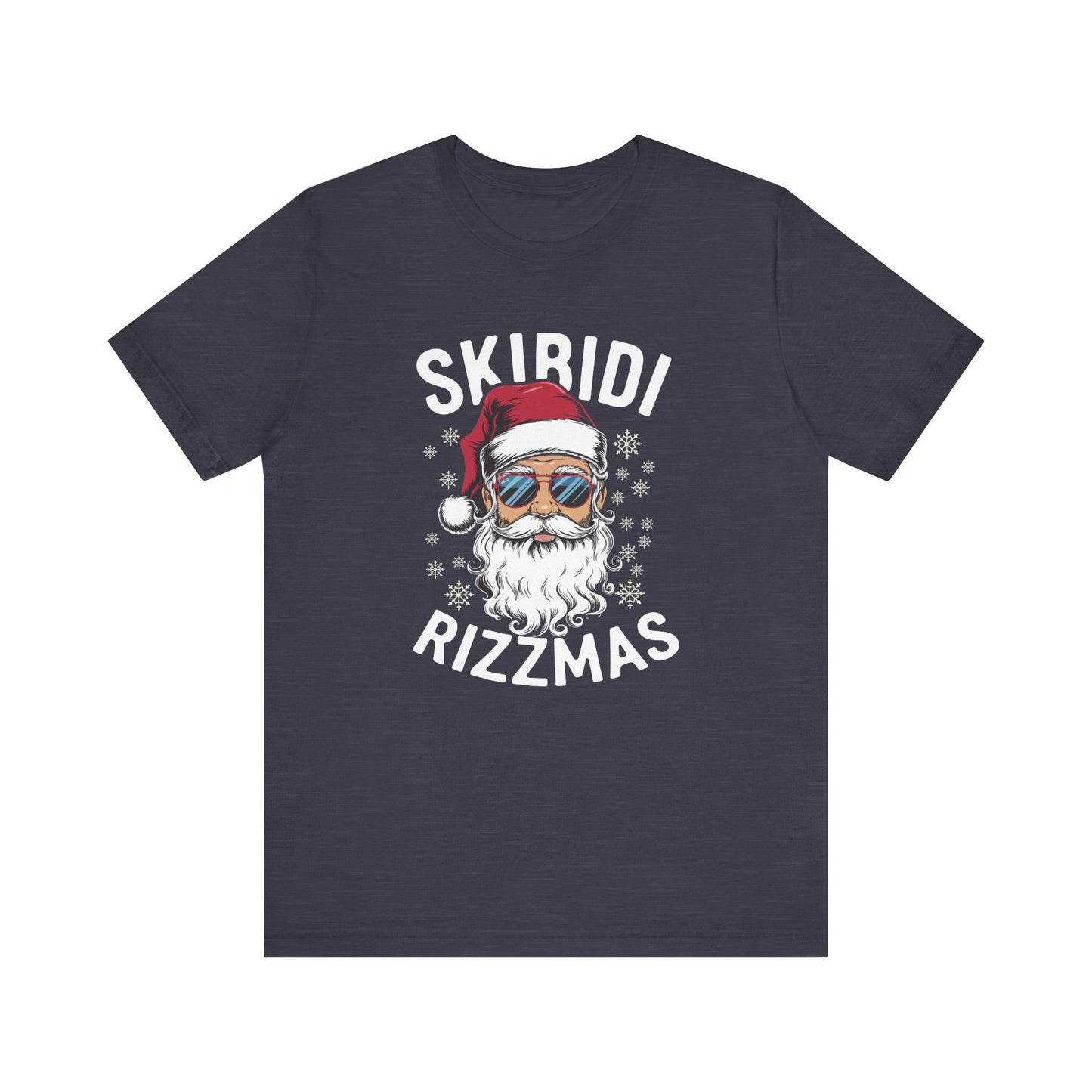 Skibidi Rizzmas T-Shirt - Funny Cool Santa Christmas Design - Goateez Style