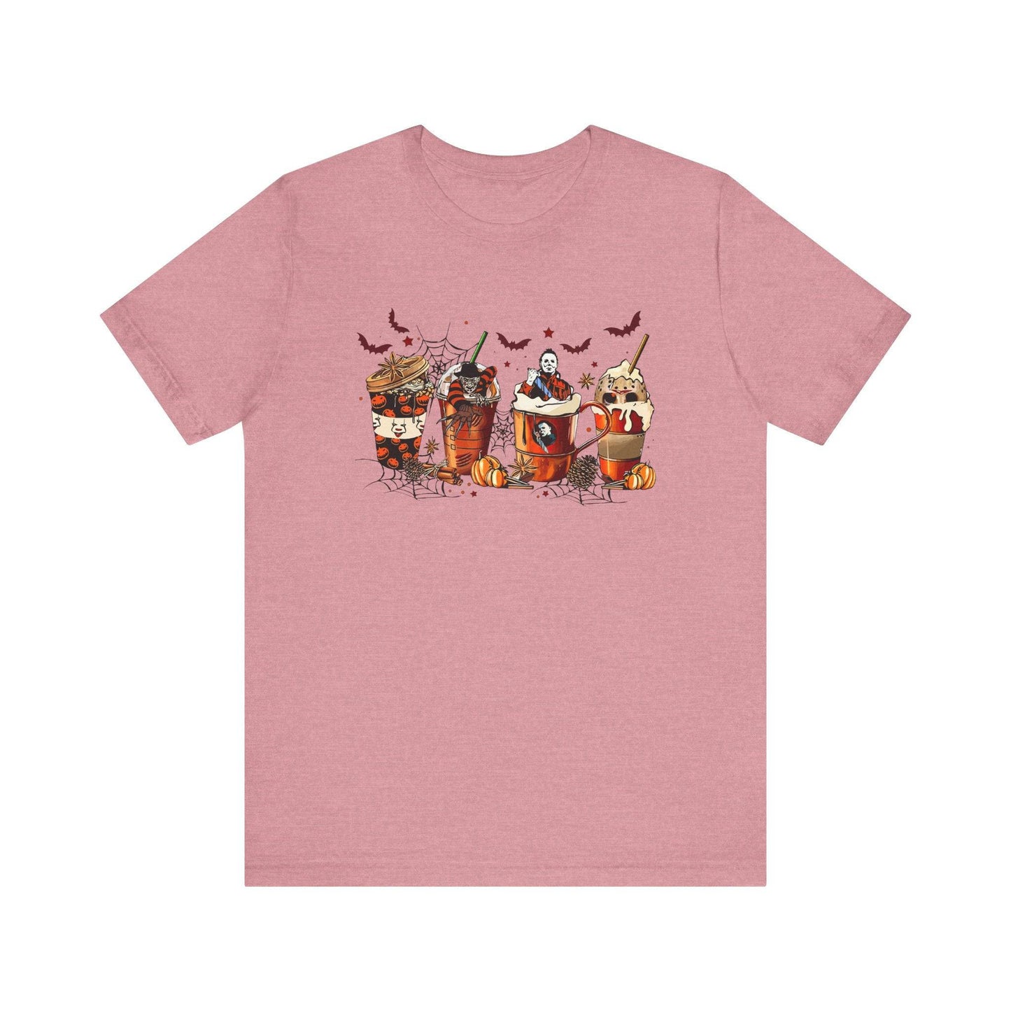 Horror Movie Coffee Crew T-Shirt - Spooky Halloween Vibes - Goateez Style