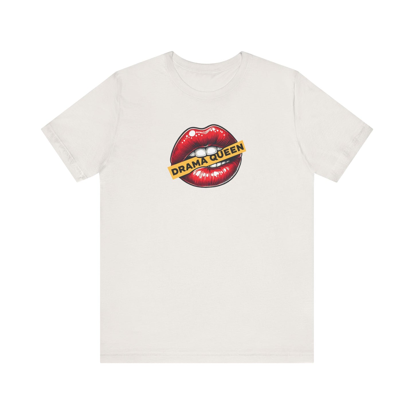 Drama Queen T-Shirt - Bold Lips Graphic Tee