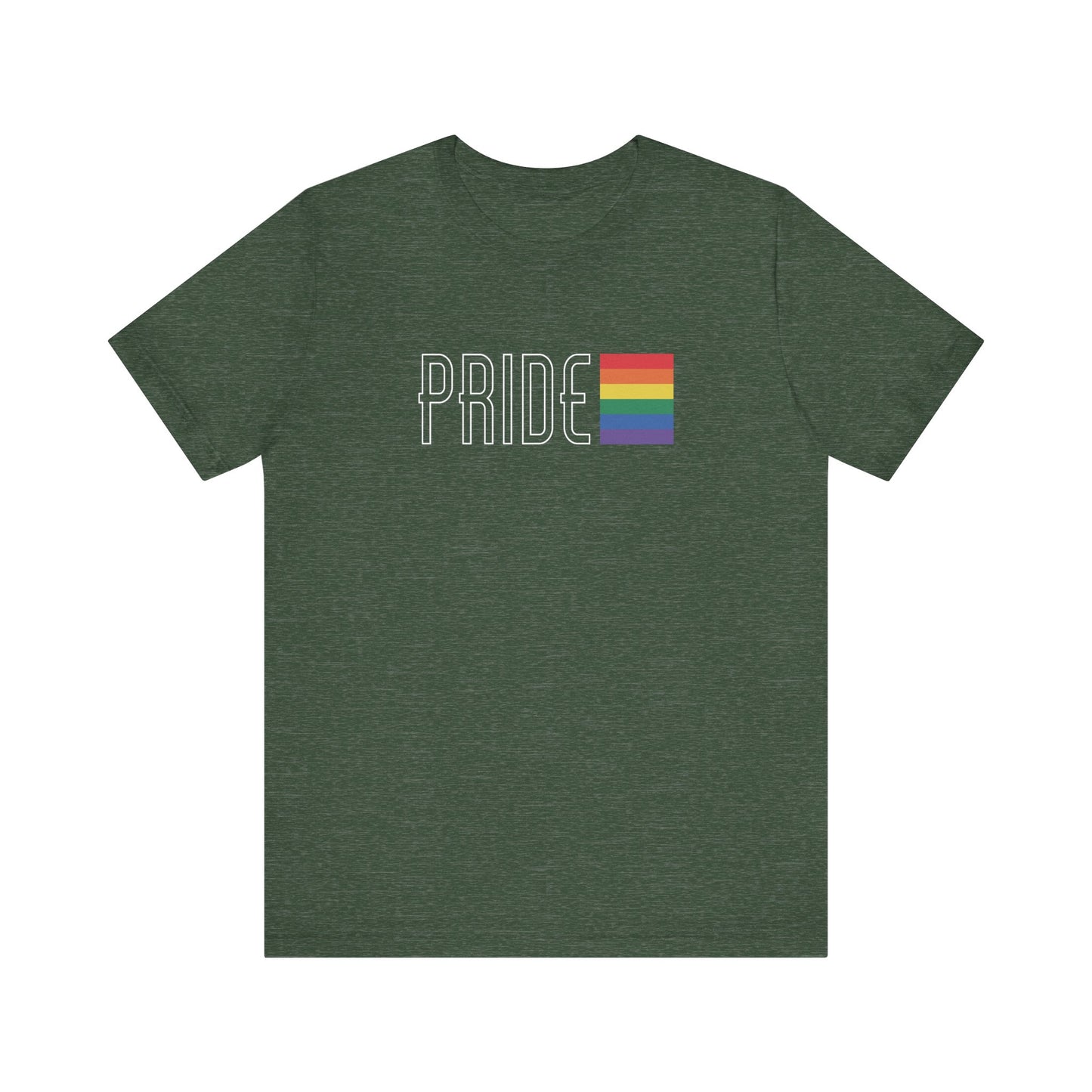 Minimalist PRIDE Rainbow Flag LGBTQ T-Shirt