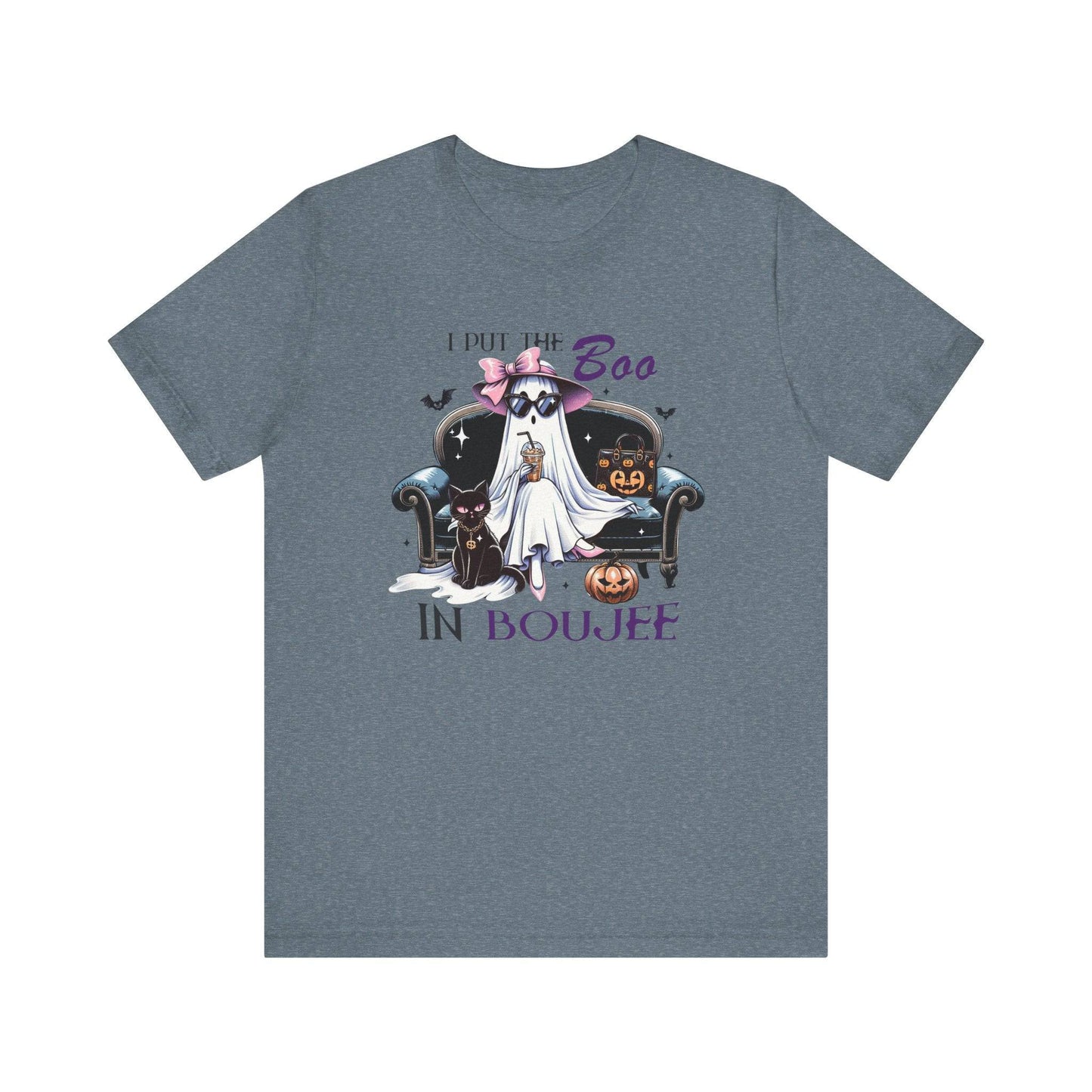 Boujee Ghost Halloween Shirt - I Put the Boo in Boujee Tee - Goateez Style