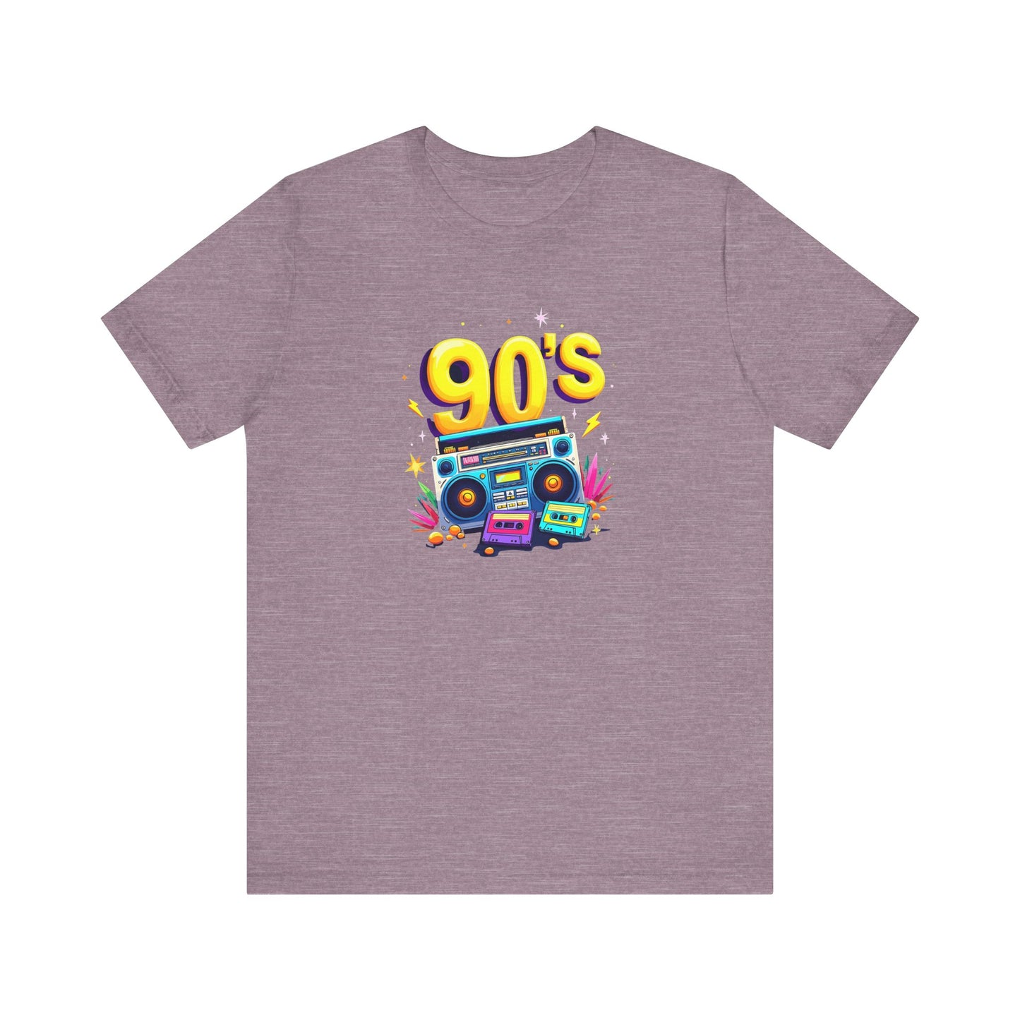 90s Boombox & Cassette Tapes T-Shirt - Retro Vintage 90s Style Tee