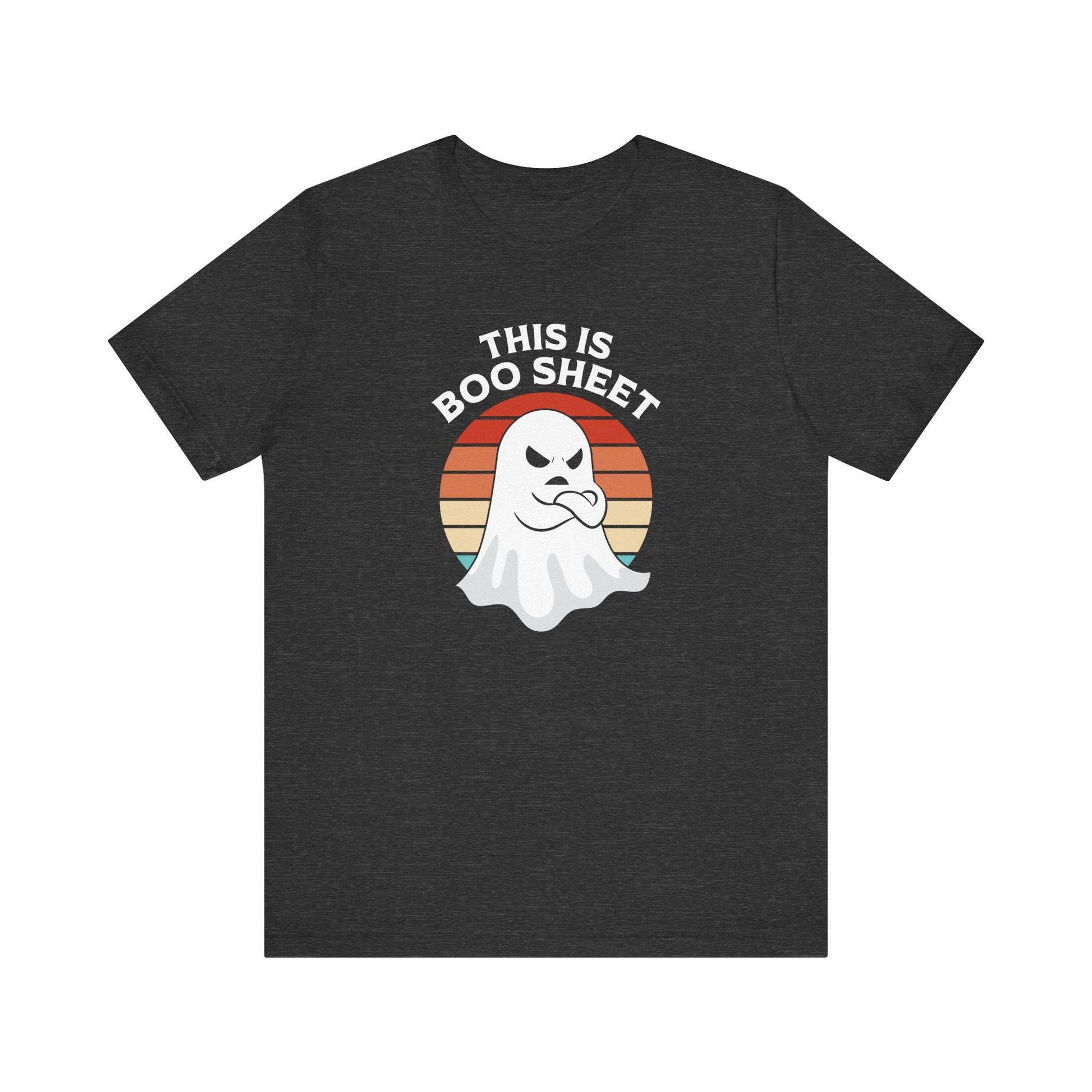 This is Boo Sheet Humorous Halloween Graphic T-Shirt - Goateez Style